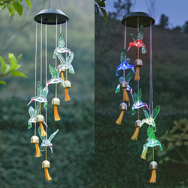 Dangling Hummingbird Solar Lights For Indoor & Outdoor Décor - Inspire  Uplift